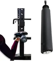 Split Squat Stand, Gym Leg Extension Attachment, Single Leg Squat Roller, Squat Rack Power Cage Attachment, Multifunctional Home Gym System Workout Station Accessories