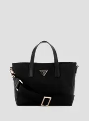 GUESS Eco Black Gemma Mini Tote Bag, Polyester