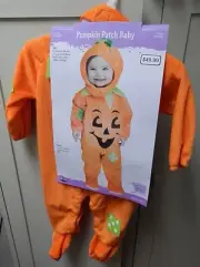 Halloween Costume Pumpkin Patch Baby Infant Sm 6 To 12 Months Fun World 122S