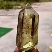 117G Natural citrine Smoke Quartz obelisk mineral specimen crystal