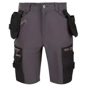 Regatta Mens Infiltrate Detachable Holster Pocket Shorts Black 40R