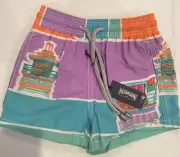 Vilebrequin Moorea Swim Trunk Toddler Boys Size 2 Ans Multicolor Print NWT