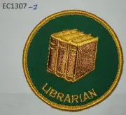 Boy Scout Librarian Position Patch