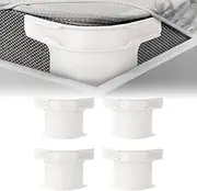 Bed Sheet Holder, Lock Sheet Holders 4PCS, New Bed Sheet Holder Fitted Sheet Straps, Corner Fitted Sheet Straps Size Sheet Fastener Universal for Mattress White