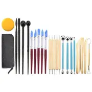 25pcs Polymer Clay Tools Modeling Clay Sculpting Tools Kit Ceramic Pottery Carvi