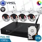Wireless Home Security Cameras System WIFI 2TB HDD Camera NVR PIR Thermal Sensor