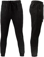 [TEX BASICS] Men's Lightweight Track Pants Jogger Trackies Sweats w Zip Pockets