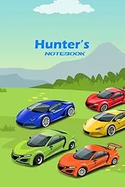 Hunter's Notebook: A personalised race car book