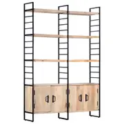 4-Tier Bookcase 124x30x180 cm Solid Mango Wood vidaXL