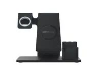 3 In 1 Wireless Charger Watch Charger For iPhone/Samsung/Huawei/Apple Watch-BLACK