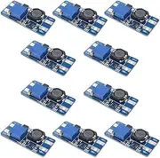 Reland Sun 10Pcs MT3608 2A DC-DC Converter 2-24V to 5-28V Boost Module