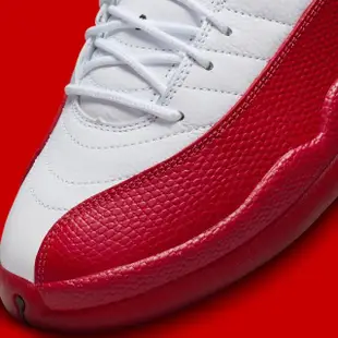 【NIKE 耐吉】休閒鞋 Air Jordan 12 Retro Cherry 2023 GS 櫻桃 紅白 大童 女鞋 153265-116