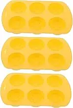Tofficu 3pcs Lemon Mold Baking Molds Pillar Soap Molds Lemon Fondant Mold Molds for Candles Candle Holder Mold Soap Cutters for Soap Making Heart Candle Mold Wax Melt Kit Yellow