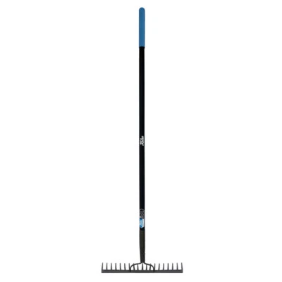 Kelso 18T Landscapers Rake Cultivating/Raking w/ Lightweight Fibreglass Handle