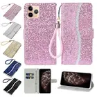 Girl Bling Leather Flip Wallet Case For iPhone 16 Pro Max/15/14/13/12/11/XS Max