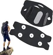 Walk Traction Cleats Ice Grippers,Anti-Skid Shoe Covers Ice Snow Grips Non Slip Gripper Spikes - Good Elasticity Traction Cleats Ice Spikes Crampons for Women, Men, Elderly