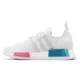 adidas 休閒鞋 NMD_R1 W 白 藍 粉紅 BOOST 女鞋 愛迪達 三葉草 【ACS】 FX7074