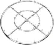 24" High Flame round Jet Burner Ring for Natural or Propane Gas Fire Pit, 304 Se