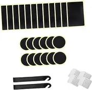 KITANDOVE 42Pcs Bike Tire Repair Kit Multi Function Tire Repair Tools with Mini Bike Pump for Emergency Repairs and Maintenance for Cycling Enthusiasts
