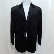 Alphonse Gioviani NWT Black Corduroy Blazer Men 42R