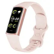 Bluetooth Fitness Tracker Smart Watch Body Thermometer Temperature BPM Monitor - Pink
