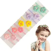 Kids Elastic Bands for Hair | Cute Girls Hair Ropes Soft Elastic Hair Bands Set of 10 | Small Lightweight Color Hair Bands for Girls Hair Accessories Elastic Hair Bands