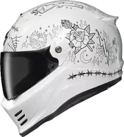 SCORPION EXO Covert Fx Full Face Helmet The Litas 2 White Sm CFX-1053