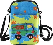 [FOTAP] Mystery Machine Messenger Bag Cartoon Movie Crossbody Bag Mystery Machine Gift Best Friend Gift Mystery Van Shoulder Bag