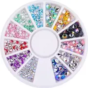 3D Gems Crystal Nail Art Decoration Rhinestones Wheel SP0001-56