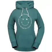 Volcom Women's Costus Pullover Fleece Hooded Sweatshirt Balsam Small NWT