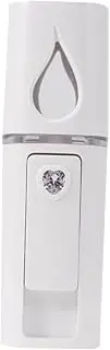 Gatuida 1Pc USB Nano Mist Sprayer Portable Facial Steamer with Mirror Moisturizing Mini Face Spray Device for White