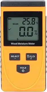 Vomeko Moisture Meter,Inductive Wood Moisture Meter High Accuracy LCD Display Lumber Moisture Detector, Moisture Meter Wall,for Bricks Wall Plaster Floors Cabinets