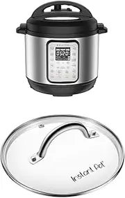 [Instant] Pot 9-in-1 Duo Plus 8L Electric Pressure Cooker, 13 Programs + [FREE] Glass Lid