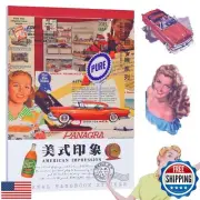 Washi Vintage Stickers for Scrapbooking - Aesthetic Junk Journal Supplies Kit