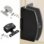 Glass Door Hinge opening Zinc Alloy With Screws Cupboard Gate Accessories