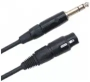 American DJ XL4-6 Microphone Mixer Xlr To 1/4" Jack Patch 6 Foot Extension Cable