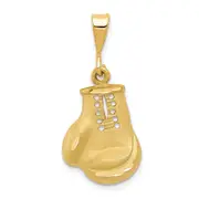 14k Yellow Gold Boxing Glove Charm
