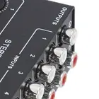 CX400 Mini Passive Stereo Mixer Mini Portable Stereo 4 Channel Mixer DB
