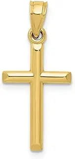 [Amanda Rose Collection] Petite 10K Yellow Gold Cross Pendant Charm- No Chain |Real 10K Gold Cross Charm, 10K Gold, not_applicable