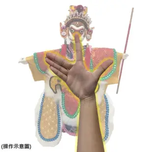 神魔 哪吒 三太子 掌中戲 布袋戲 (送台灣愛心 國旗繡片貼 戲偶架) 古典 雜 布偶 木偶 人偶手偶 玩偶 布袋戲偶