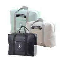 在飛比找PChome24h購物優惠-Ray Fair 美好生活 便攜手提圓標拉桿摺疊行李袋收納袋