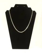 7 mm Cuban Link Chain Necklace Silver Plated SS Various Length Miami Hip Hop 7mm