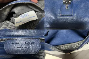 Proenza Schouler PS1 Medium Tote Bag 海軍藍色 銀扣(二手包)