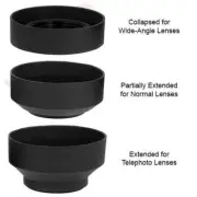 52mm Soft Rubber Collapsible Lens Hood For Nikon 35mm f/1.8 G, 40mm f/2.8 G Lens