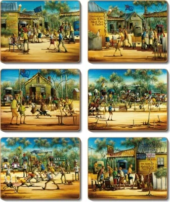 Cinnamon The Old Hometown Placemats Set of 6