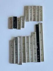 Lot 18 Linhof 4x5 Technika 75-500mm Distance Scales Meters New Old Stock Unused