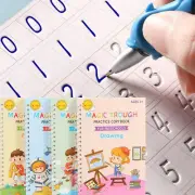 Grooved Kids Writing Books - Reusable Grooved Letter Tracing for Kids - Magic In