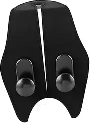 ULTECHNOVO Seat Hook Seats Filler Bin Auto Head Door Handbag Blocker Key Car Seat Back Hook Chain Gear Hooks Handle Net Tray Hanging Gladiator Double Purses Zinc Alloy Black