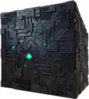 Borg Cube First Contact Star Trek Eaglemoss Bonus Edition light up new in box