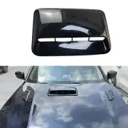 Car Decorative Air Flow Intake Hood Scoop Vent Bonnet Cover Black Universal
